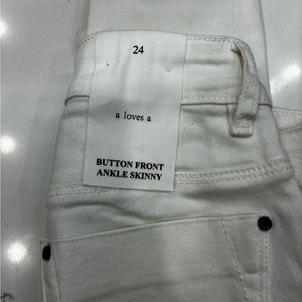 A Loves A Women's White Skinny Jeans